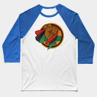 African Flag P R t shirt Baseball T-Shirt